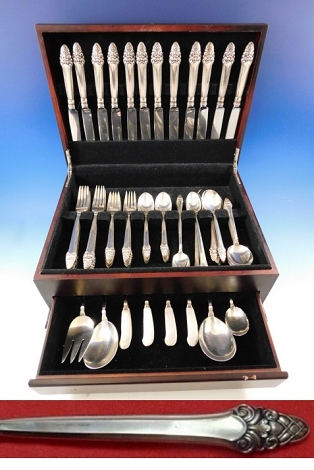 Sovereign Old by Gorham Sterling Silver Flatware Set 12 Service 88 pcs Dinner